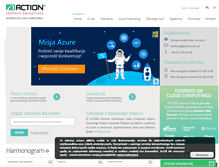 Tablet Screenshot of edukacja.action.com.pl